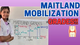 Maitland Mobilization Grades  mobilization technique  physiotherapy [upl. by Ahsillek]