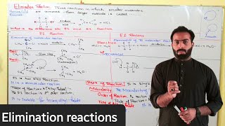 Elimination reactions of Alkyl halides  E1 and E2 reactions  ch10  12th class chemistry [upl. by Illah]