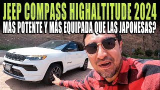 JEEP COMPASS HIGH ALTITUDE 2024 CON 200 CABALLOS ES HERMOSA [upl. by Matheson]