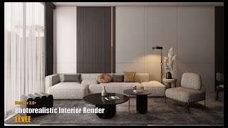 How to Create Realistic Interior Lighting and Rendering in Blender 30 Eevee [upl. by Minnie]