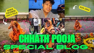 Happy Chhath Pooja  Aese bnaya jata hai Chaath Pooja 🌸 chhathpooja [upl. by Aevin]