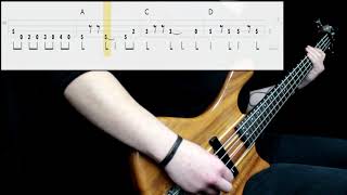 Guns N Roses  Sweet Child O Mine Bass Only Play Along Tabs In Video [upl. by Akkina976]