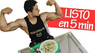 Desayuno Proteico SIN SUPLEMENTOS Para Masa Muscular [upl. by Marba]