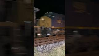 Old video from Kingstree SC I believe this was CSX Q410 csx train adventure railway shorts [upl. by Ulane]