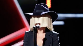 Sia Performs Elastic Heart on the Voice [upl. by Yeliah]