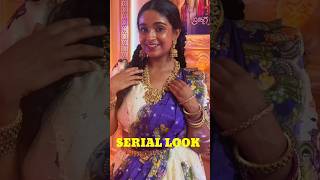 Zee kannada 💞 Bhramhagantu serial heroine Deepa serial look VS Real look real [upl. by Aicetal]