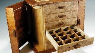 Handmade Wooden Jewelry Box [upl. by Susi]