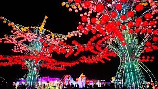 2018台灣燈會在嘉義主燈副燈迎賓門璀璨迎賓 2018 Taiwan Lantern Festival [upl. by Spain]