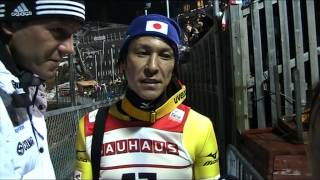 Noriaki Kasai im Interview  08032014 Trondheim [upl. by Dorene]