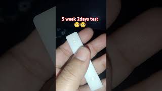 5 week Pregnancy Test🥺 pregnant love kit baby shots [upl. by Aracal]