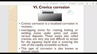 CREVICE CORROSION  TYPES OF CORROSION  Chemistry  Engineering Materials [upl. by Artemla]