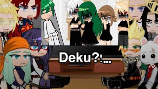 Pro heroes LOV Parents react to “what happened to deku”  mhabnha  Gacha clublife [upl. by Ane488]