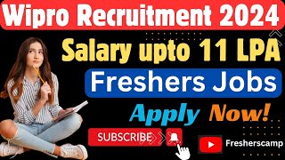 Wipro Recruitment 2024  Wipro Off Campus Drive 2024  Wipro Hiring Freshers 2024Wipro Careers 2024 [upl. by Gerrie413]