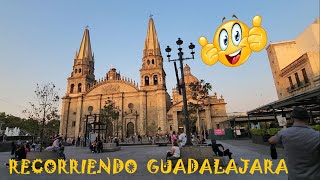 GUADALAJARA CENTRO PLAZA TAPATIA SAN JUAN DE DIOS EXPIATORIO PASEO [upl. by Adniralc]