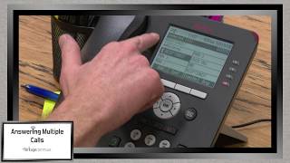 Answering Multiple Calls on Your Avaya Phone [upl. by Garey]