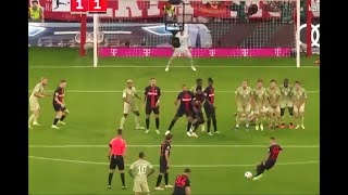 Grimaldo Goal  Bayern Munich vs Bayer Leverkusen 22 Highlights [upl. by Esoryram598]