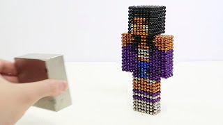 Make Mini Aphmau Minecraft with Magnetic Balls  Aphmau Vs Monster Magnets [upl. by Lowell]