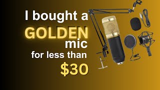 Condenser Microphone BM 800 COMPLETE REVIEW [upl. by Attelrahs977]