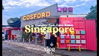 Singapore vlog  One Fattened Calf Burger Cosford Container Park Cafes Best Burger Labubu [upl. by Fiore376]