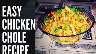 Chicken Chole  Lahori Style Recipe  Cooked By Sister [upl. by Piper]