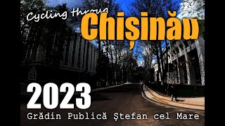 Cycling through Chișinău City Center 2023  4K [upl. by Salakcin]