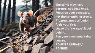 Stop the Rat Race Build Your Dream Career on the quotTreadmill of Ambitionquot [upl. by Ezra]