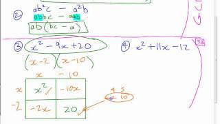 Ma10 540 Warm Up  Factoring Polynomials GCF amp Trinomials [upl. by Erodeht]