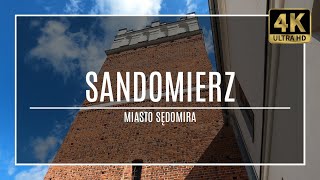 SANDOMIERZ 4K  Królewskie Miasto Sędomira w jeden dzień street walk  dron [upl. by Aniratac]