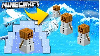 MINECRAFT ICE BASE VS COLD TSUNAMI [upl. by Reeher]