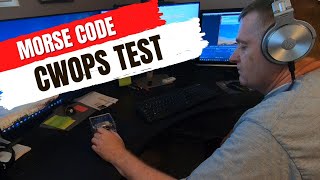 High Speed Morse Code  CWops Test CWT [upl. by Ocirema]