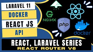 Install React Router Dom v6 and configure routes  React Laravel Project series 6 [upl. by Berna]