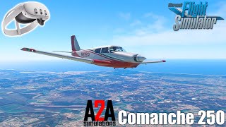 FLIGHT SIMULATOR VR Coastal Flight Over Figueira da Foz  Comanche 250  Quest 3 [upl. by Ulda]