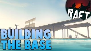 CRAFT NETS WALLS AND WINDOWS  Raft Gameplay Lets Play Raft [upl. by Babara]