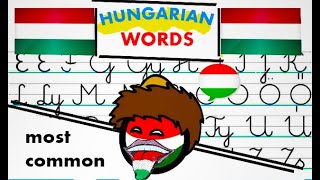 1000 Most Common Hungarian Words Read Aloud  Learn Hungarian Words Part 1 [upl. by Leifer306]