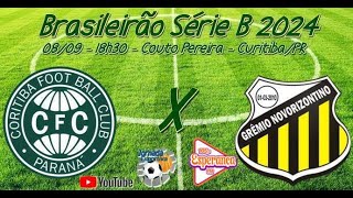 Ao Vivo  Coritiba x Novorizontino  Brasileirão Série B 2024 [upl. by Meedan845]