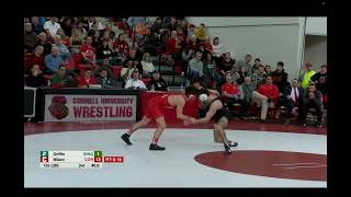 133lbs Marcello Milani Cornell vs Matt Griffin Binghamton [upl. by Hacceber]