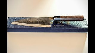 Review da faca Moritaka Deba  Aogami Super  Soft Iron Clad [upl. by Chally138]