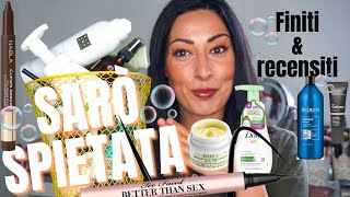 SENZA PELI SULLA LINGUA  FINITIampRECENSITI 🫧🗑️ 🫧 empties makeupproducts [upl. by Nhguaval]