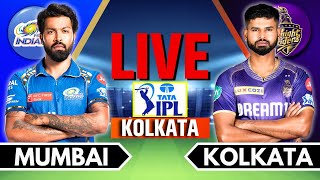 IPL 2024 Live KKR vs MI Match 60  IPL Live Score amp Commentary  Kolkata vs Mumbai Live Match [upl. by Alissa]