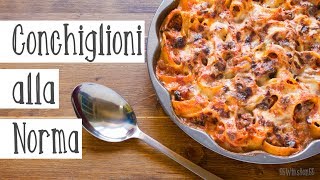 Conchiglioni Ripieni alla Norma con Melanzane e Mozzarella  Ricetta Pasta al Forno 55Winston55 [upl. by Adnawat137]