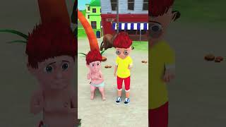 Papu ke ghar me gorilla gulli bulli cartoon garrnn  tmkoc mammy cartoon animation [upl. by Rhiana]