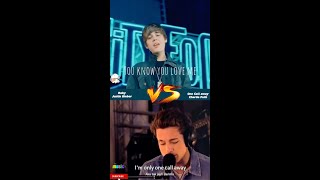 Justin Bieber VS Charlie Puth  Part1 baby VS one call away shorts justinbieber charlieputh [upl. by Westberg126]