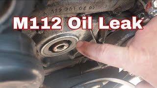 OIL LEAK SOLVED MercedesBenz CLK 320 [upl. by Atileda]