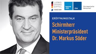 Eröffnungs Talk zum LEG 2024 mit SchirmherrMinisterpräsident Dr Markus Söder amp Dr Wolfram Weimer [upl. by Balmuth]