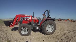 Test Drive of Massey Ferguson 4700 Series Tractor [upl. by Lunt647]