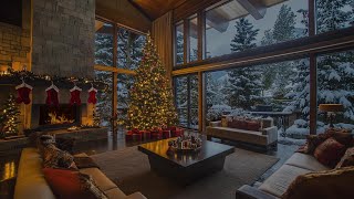 ❄️ Winter Wonderland – Relaxing Christmas Ambience With Snow  Lights  And Carols [upl. by Boland]