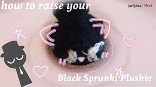 🖤✨HOW TO RAISE BLACK PLUSH FROM SPRUNKI✨🖤  OG IDEA  sprunki [upl. by Leahcimal927]