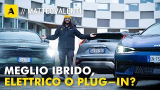 Meglio IBRIDO ELETTRICO o PLUGIN Kia SPORTAGE vs EV6 vs NIRO  PROVA STRUMENTALE [upl. by Sum]