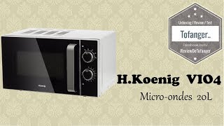 HKoenig VIO4  Micro ondes 20 Litres [upl. by Ognimod]