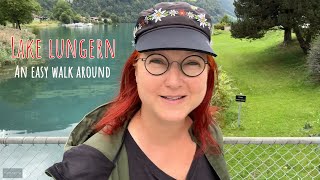 Lungern Switzerland  a walk for people with limited mobility 4K [upl. by Nelan985]